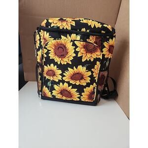 Nwt- NGil Insulated Cooler Back Pack Sunflower Design